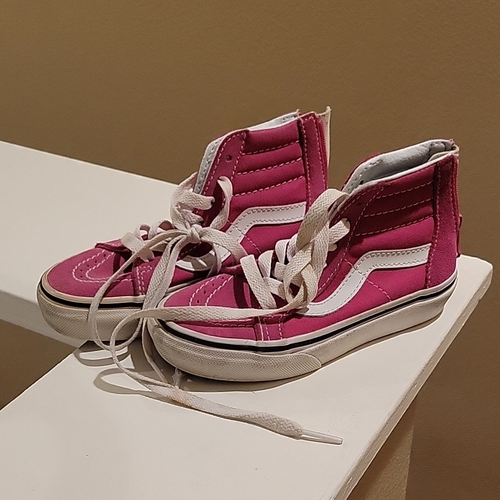 Vans Pink High-Top Sneakers